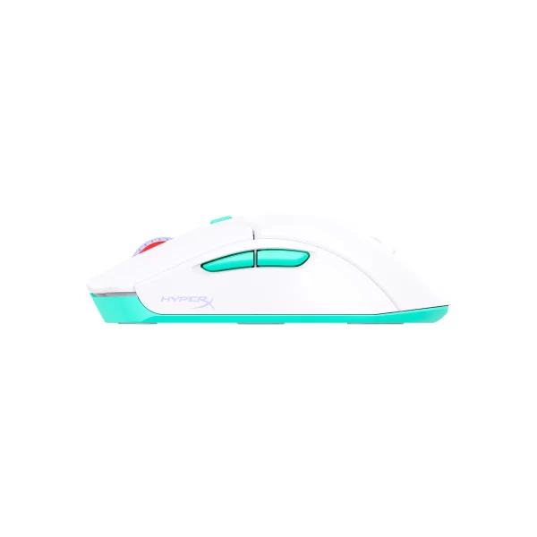 HyperX Pulsefire Haste 2 Core Wls Wireless Gaming Mouse (Wht/Grn/Pur)