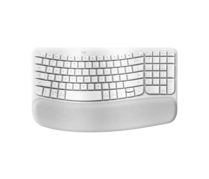 Logitech Wave Keys Wireless Ergonomic Keyboard (Off-White)