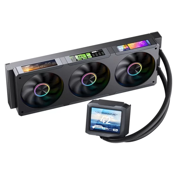 Jonsbo TF3-360SC Water Cooled Radiator Screen Display ARGB Integrated 360 AIO CPU Liquid CPU COOLER