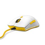 NZXT Lift MS-1WRAY-WM Lightweight Ambidextrous Optical Gaming Mouse White/Yellow