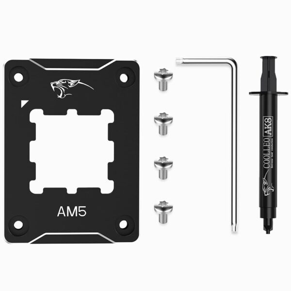 COOLLEO AMD AM5 CPU Holder Corrective Anti-Bending Fixing Frame