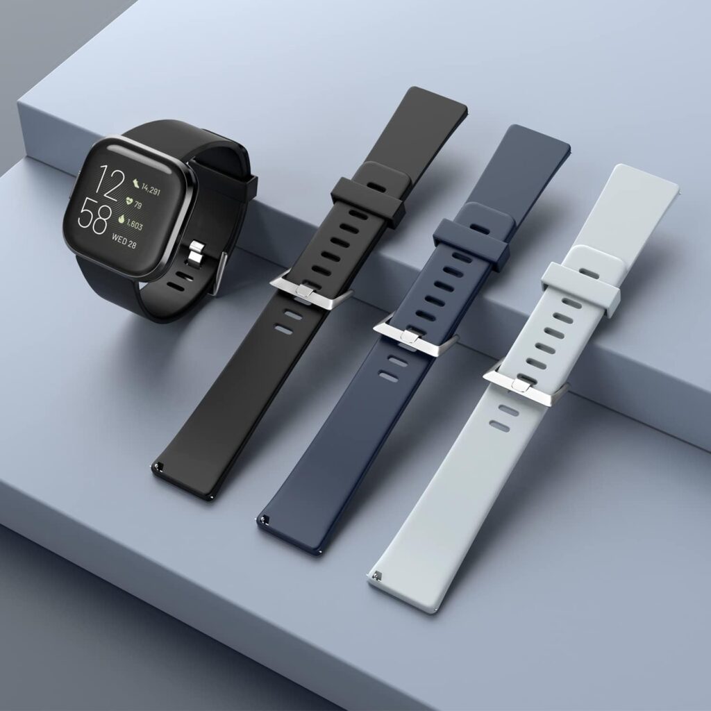 Fitbit Versa/Versa 2 / Versa Lite, Silicone Straps Band