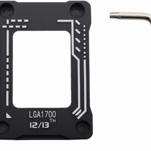 COOLLEO Intel Lga 1700 CPU Holder Corrective Anti-Bending Fixing Frame With Thermal Paste