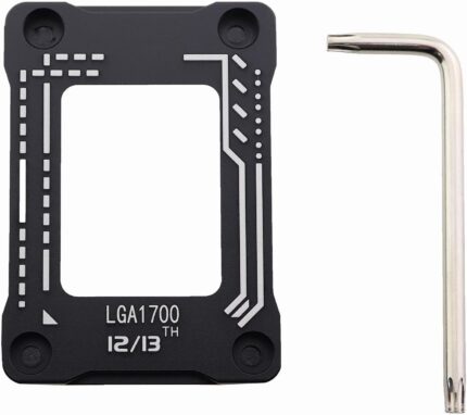 COOLLEO Intel Lga 1700 CPU Holder Corrective Anti-Bending Fixing Frame With Thermal Paste