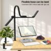 Led Desk Lamp with Clamp Flexible Gooseneck FDDL03-R Office