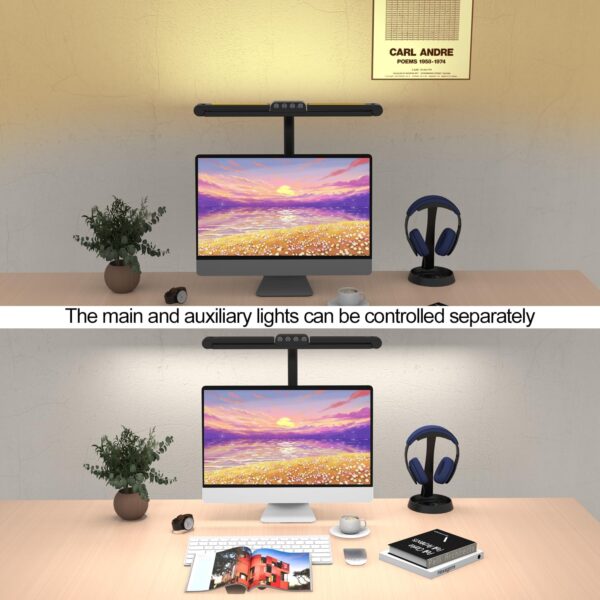Led Desk Lamp with Clamp Flexible Gooseneck FDDL03-R Office