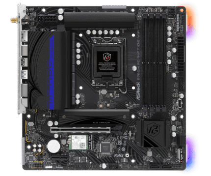 ASRock B760M PG Riptide WiFi Micro-ATX Gaming Motherboard