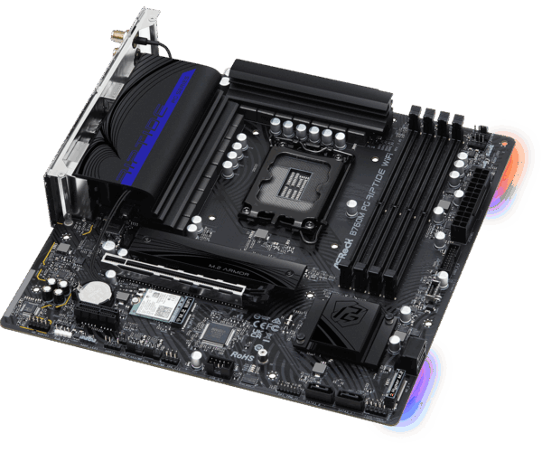 ASRock B760M PG Riptide WiFi Micro-ATX Gaming Motherboard