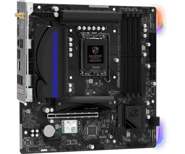 ASRock B760M PG Riptide WiFi Micro-ATX Gaming Motherboard