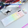 SOREX KM2025 Mechanical Wired Gaming Keyboard and Mouse Combo Rgb