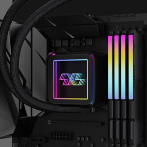 COOLLEO ICE Mirror 360 V2 TDP 300W ARGB AIO Liquid Cpu Cooler Black