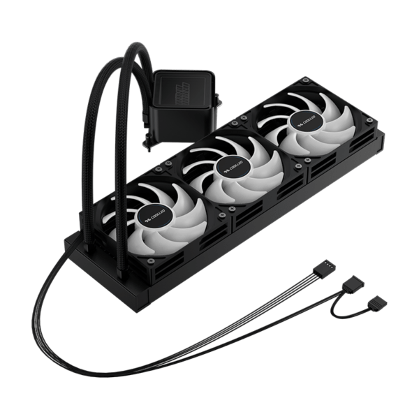 COOLLEO ICE Mirror 360 V2 TDP 300W ARGB AIO Liquid Cpu Cooler Black