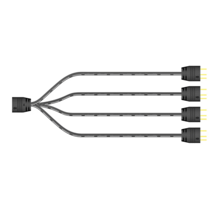 4 Way 5V Rgb 3pin ARGB Splitter Cable.