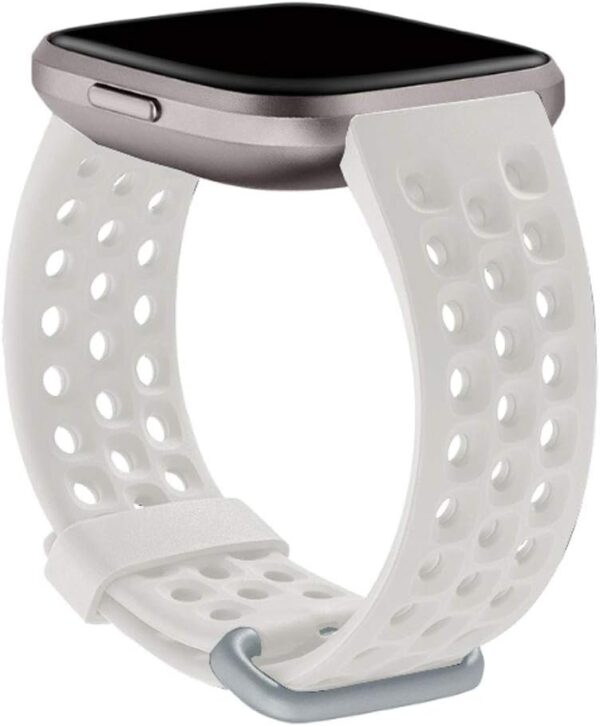 Fitbit Versa/Versa 2 / Versa Lite, Silicone Breathable Sport Wristbands Strap