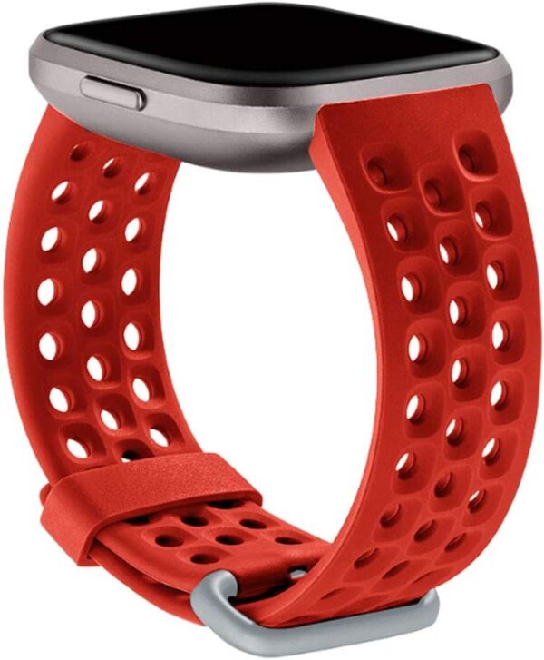 Fitbit Versa/Versa 2 / Versa Lite, Silicone Breathable Sport Wristbands Strap