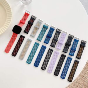 Fitbit Versa/Versa 2 / Versa Lite, Silicone Breathable Sport Wristbands Strap