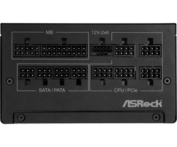 ASRock SL-850G 850 Watt 80 Plus Gold ATX 3.1 Fully Modular Power Supply.