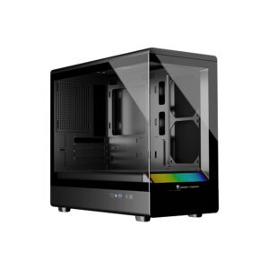 Jungle Leopard MS-01 Micro ATX Gaming PC Case With 3X Preinstalled Transwarp 120mm RGB Case Fan