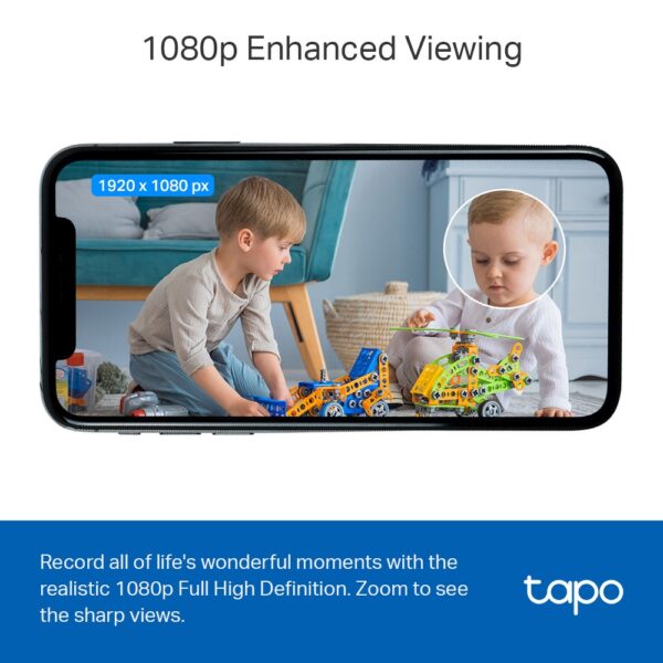 TP-Link Tapo C100 1080p Indoor Wi-Fi Security Camera with Night Vision (4-Pack)