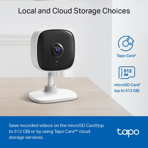 TP-Link Tapo C100 1080p Indoor Wi-Fi Security Camera with Night Vision (4-Pack)