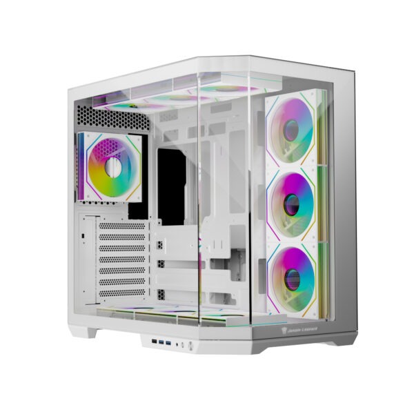Jungle Leopard AS-01 Mid Tower Galaxy with 4 Fan Mid-Tower Computer Case