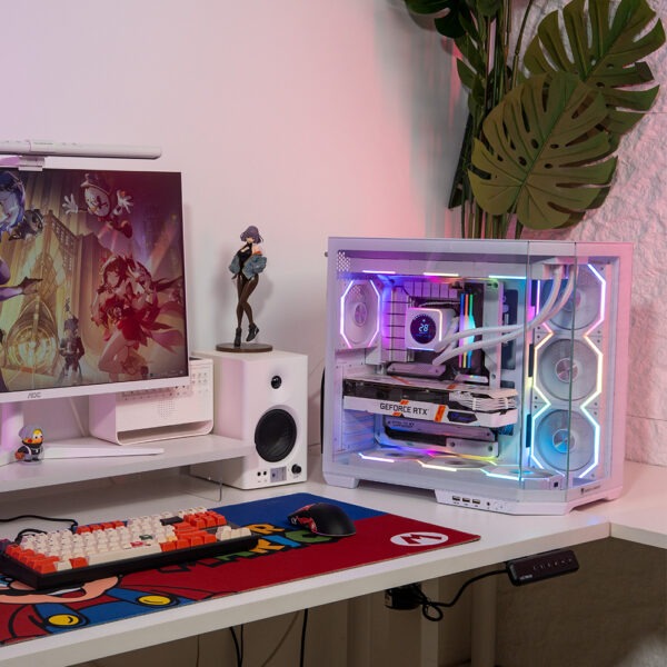 Jungle Leopard AS-01 Mid Tower Galaxy with 4 Fan Mid-Tower Computer Case