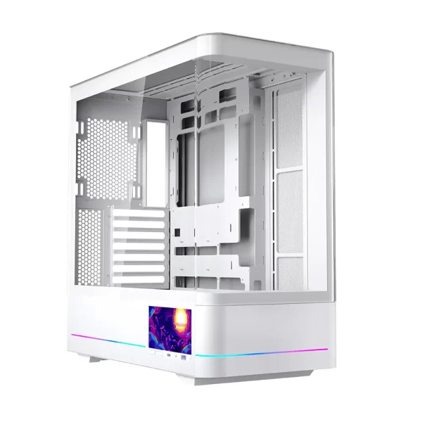 Jungle Leopard AC-02 Digital 5.5 Inch Integrated LCD Screen ATX Gaming Computer Case|