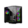 Jungle Leopard AS-01 Mid Tower Galaxy with 4 Fan Mid-Tower Computer Case