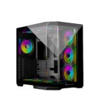 Jungle Leopard AS-01 Mid Tower Galaxy with 4 Fan Mid-Tower Computer Case