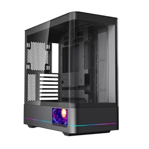 Jungle Leopard AC-02 Digital 5.5 Inch Integrated LCD Screen ATX Gaming Computer Case|