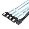 Mini SAS to SATA Cable: 0.5M SFF-8087 to SATA Forward Breakout Cable SFF8087 SAS Controller to Hard Drive