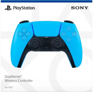 PlayStation DualSense Wireless Controller – Starlight Blue - For PS5, PC, MAC & Mobile Original