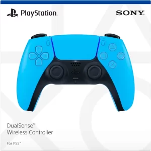 PlayStation DualSense Wireless Controller – Starlight Blue - For PS5, PC, MAC & Mobile Original