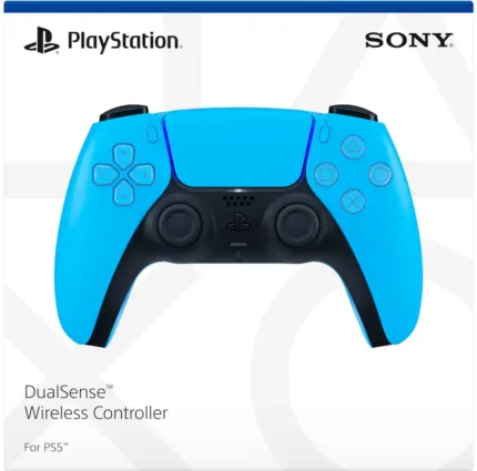 PlayStation DualSense Wireless Controller – Starlight Blue - For PS5, PC, MAC & Mobile Original