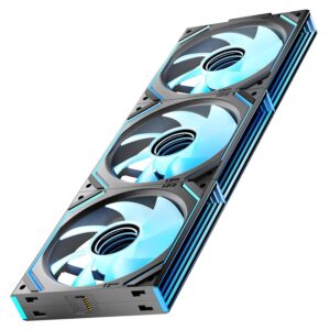 Jungle Leopard Interstellar V2RS 120mm Case Fan Infinity Mirror Module Daisy-Chain Computer Case & 360mm AIO Cooler
