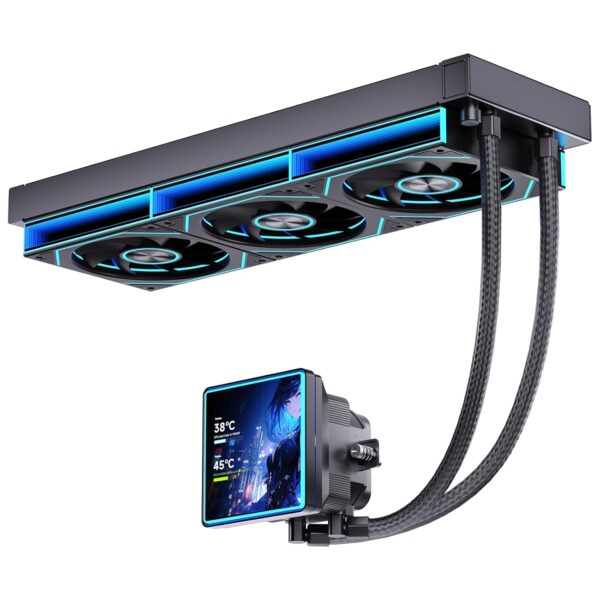 Jungle Leopard Pro Flow 360 ARGB All-In-One LCD Sreen AIO Liquid Cpu Cooler