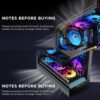 Jungle Leopard Interstellar V2RS 120mm Case Fan Infinity Mirror Module Daisy-Chain Computer Case & 360mm AIO Cooler