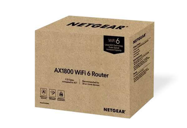 NETGEAR R6700AX 4-Stream AX1800 WiFi 6 Gaming Router