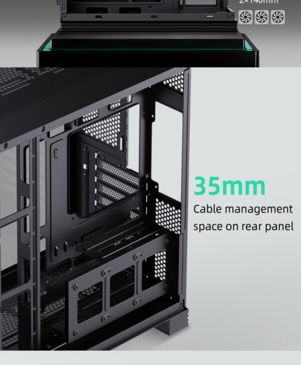Jungle Leopard AX-2 ATX Mid Tower Gaming PC Computer Case