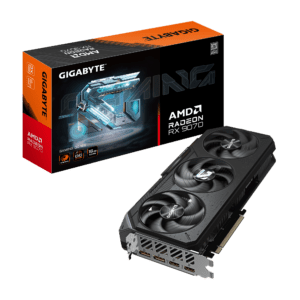 Gigabyte AMD Radeon RX 9070 GAMING Overclocked Triple Fan 16GB GDDR6 PCIe 5.0 Graphics Card