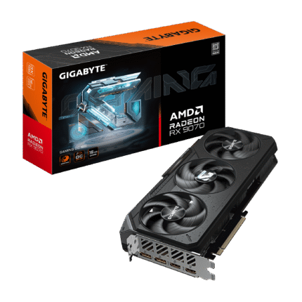 Gigabyte AMD Radeon RX 9070 GAMING Overclocked Triple Fan 16GB GDDR6 PCIe 5.0 Graphics Card