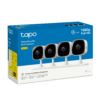 TP-Link Tapo C100 1080p Indoor Wi-Fi Security Camera with Night Vision (4-Pack)