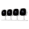 TP-Link Tapo C100 1080p Indoor Wi-Fi Security Camera with Night Vision (4-Pack)