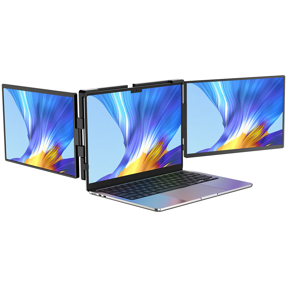 UPERFECT 14" 2K Triple IPS Portable Monitor for Laptop Portable Workstation