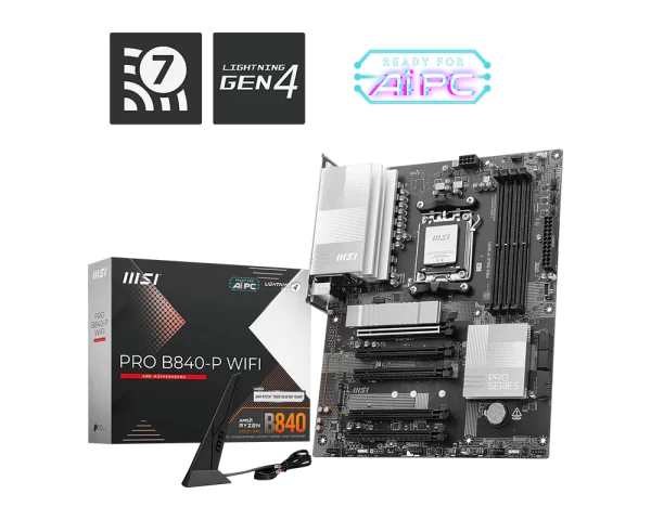MSI PRO B840-P WIFI AMD AM5 ATX Gaming Motherboard