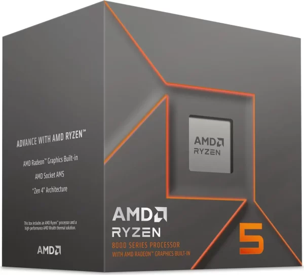 AMD Ryzen 5 8500G 6-Core, 12-Thread Desktop Processor - Wraith Stealth Cooler Included