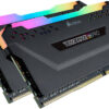 CORSAIR VENGEANCE RGB PRO 32GB (2x16GB) 3600MHz DDR4 C18 Memory CMW32GX4M2D3600C18