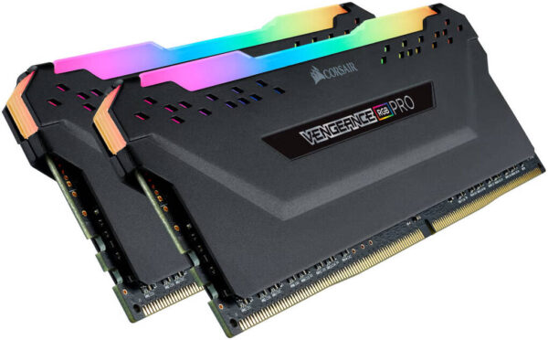 CORSAIR VENGEANCE RGB PRO 32GB (2x16GB) 3600MHz DDR4 C18 Memory CMW32GX4M2D3600C18