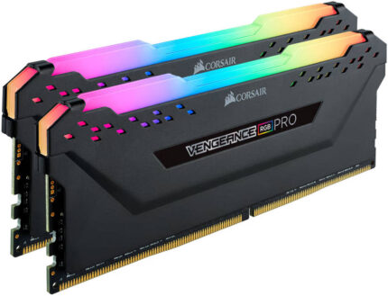 CORSAIR VENGEANCE RGB PRO 32GB (2x16GB) 3600MHz DDR4 C18 Memory CMW32GX4M2D3600C18