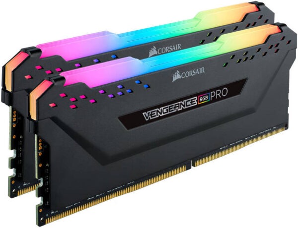 CORSAIR VENGEANCE RGB PRO 32GB (2x16GB) 3600MHz DDR4 C18 Memory CMW32GX4M2D3600C18
